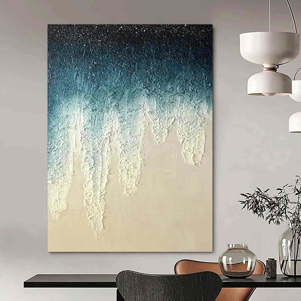 Blue_White_Textured_Gradient_Drip_Canvas_Wall_Art_3K1XE wall art